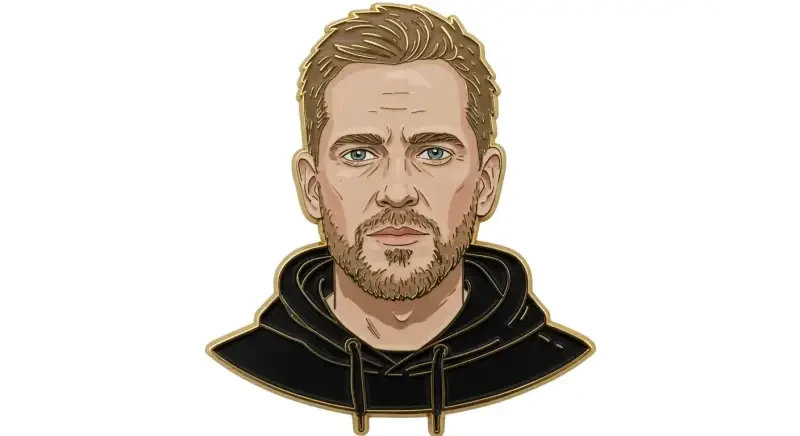 Whisk image generator enamel pin style atmospheric elements result